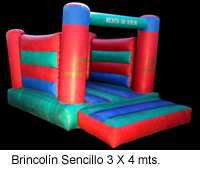 Brincolín Sencillo 3x4 mts.