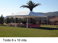 Toldo 6 x 10 mts.