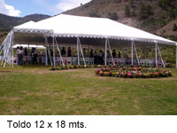 Toldo 12 x 18 mts.